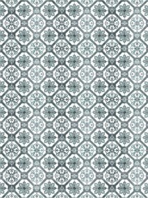 Flizelin fotótapéta Virágos geometria Mozaik csempe 206x275 +ragasztó