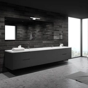 LED fürdőszobai fali lámpa SHINE LED/7W/230V 30 cm IP44 fehér