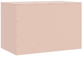 rózsaszín acél TV-szekrény 67 x 39 x 44 cm
