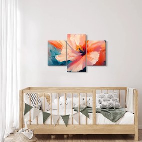 Kép - Festett virág (90x60 cm)