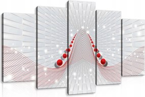 Vászonkép 100x60 Absztrakt dinamika mozgás futurizmus modern energia szimmetria