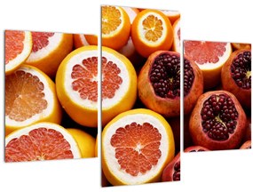 Narancsok és gránátalmák képe (90x60 cm)