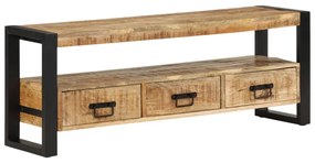 tömör mangófa TV-szekrény 120 x 30 x 45 cm