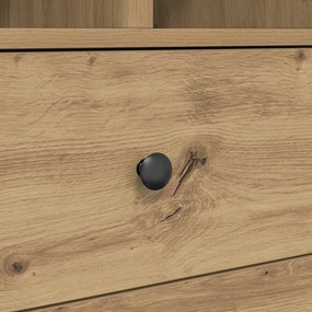 tárolós íróasztal Artisan tölgy Műszaki Fa
