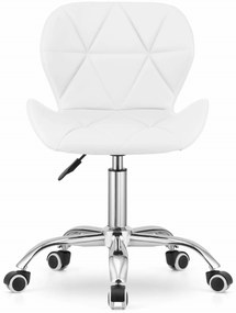 AKCIÓ Fehér irodai szék AVOLA eko bőrből II. osztály