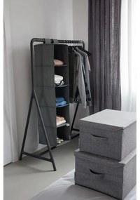 Szürke fedeles textil tárolódoboz 30x40x22 cm Soft Storage – Bigso