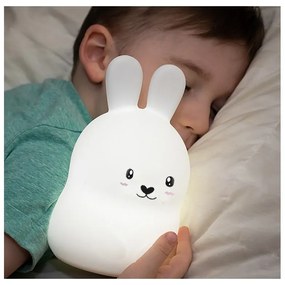 Újratölthető LED éjszakai lámpa - Bunny 14cm