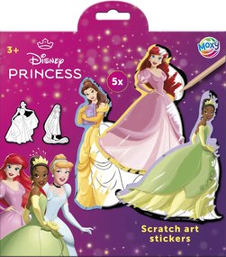 Disney Hercegnők Fairytale scratch képkarcoló matricák 5 db-os