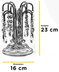 ONLI - Asztali lámpa PIOGGIA 1xE14/6W/230V arany
