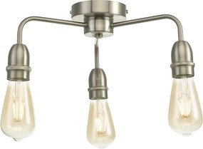 Dar Lighting loft mennyezeti lámpa kiefer szatén króm darkie5346