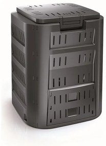 Komposztáló, 220 l, fekete