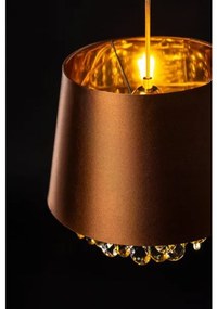 Lámpa Mennyezeti lámpatest NESTO, 6083, AC220-240V, 50/60Hz, 1*E27, max.40W, IP20, átmérő 30 cm, barna