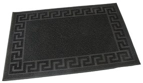 Gumi tisztítószőnyeg Pins Deco 40 x 60 x 0,8 cm, fekete