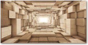 Fotótapéta üveg falra Fa alagút 140x70