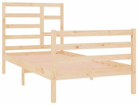 Small Single tömör fa ágykeret 75 x 190 cm