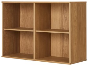 Natúr színű függő könyvespolc tölgyfa dekorral 89x61 cm Mistral – Hammel Furniture
