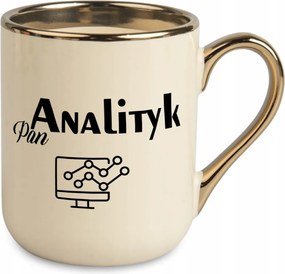 Bögre Aranyozott Kerámia Ajándék Adatelemzőnek Születésnap