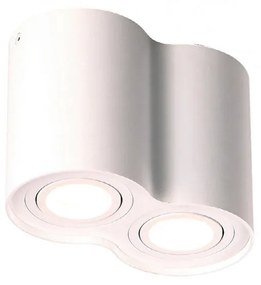MAXLIGHT-C0085 BASIC ROUND Fehér színű Mennyezeti lámpa 2xGU10 50W IP20