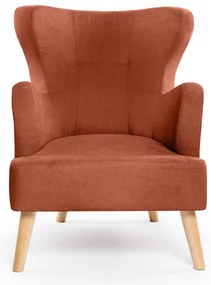 Téglavörös füles fotel Noemye – Bonami Selection