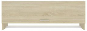 sonoma tölgy színű szerelt fa ruhásszekrény 100 x 32,5 x 35 cm