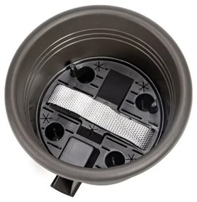Plastia Narza öntözőedény 35 cm átmérőjű, antracitszínű, 35 cm átmérőjű