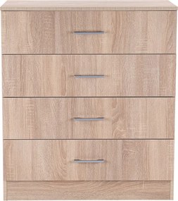 Miami komód 4 fiókos 80x92 cm sonoma tölgy-sonoma tölgy