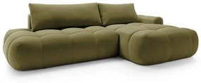 Sarokkanapé Ombre (J) (oliva + fekete). 1100454