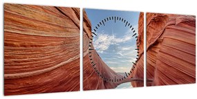 Kép - Vermilion Cliffs Arizona (órával) (90x30 cm)
