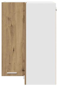Függő szekrény Riga Artisan tölgy és fehér 57 x 57 x 80 cm