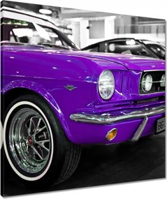 Vászonkép 60x60 Lila Ford Mustang