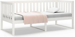 vidaXL fehér tömör fenyőfa kanapéágy matrac nélkül 90 x 190 cm