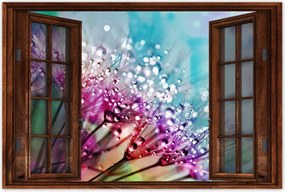 Poszterek 90x60 Harmatcseppek Pitypang