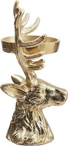 OH MY DEER gyertyatartó, arany 21cm