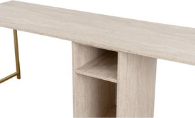 Twin Travertine and Gold íróasztal