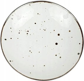 Cottage White Porcelán Mélytányér 22cm Tejszínes- Alumínium Bogucice