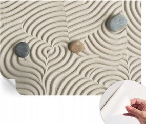 Modern öntapadós fali fotótapéta Harmonikus hullåmok 104x70 cm