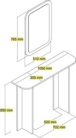 Modena Mirror - Travertine