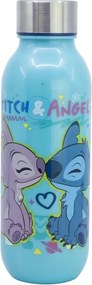 Disney Lilo és Stitch, A csillagkutya Love műanyag kulacs csavaros kupakkal 640 ml