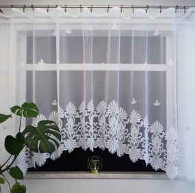 Mg Függöny Fehér Ív 600x125 kész szalaggal Patrícia lengyel