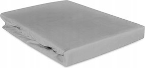 Gumis jersey lepedő 160x200 szürke 150gr/m2 lengyel