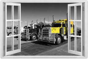 Poszterek 90x60 Sárga teherautó az USA-ból