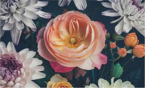 Fotótapéta Flizelin Fali Ragasztó Szett Virágos harmónia 416x254 Ragasztó