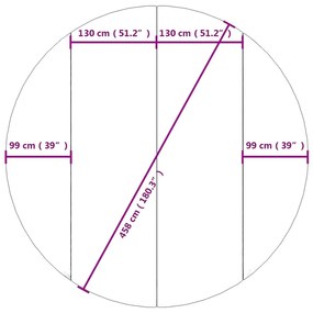 világosszürke poliészter geotextília medencealátét Ø 458 cm