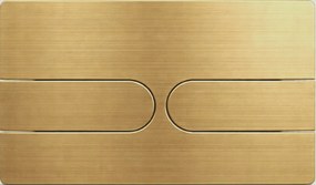 Öblítőgomb Acél T3 arany Titan wc-hez Jomo Werit Jomo Tech