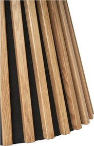 Dohányzóasztal, tölgyfurnér, 70x45 cm, őszi barna