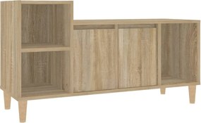 vidaXL sonoma tölgyszínű szerelt fa TV-szekrény 100x35x55 cm