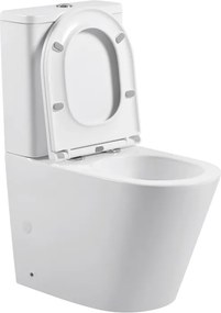Erga Tina, kombinált WC-csésze 620x365x820 mm, Tornado 2.0 + WC-ülőke, fényes fehér, ERG-V03-TINA-TO2-WH