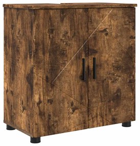 Fürdőszoba bútor szett 2 pcs Füstölt tölgy 61 x 35 x 64 cm