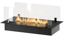 InFire - Beépített BIO kandalló 8,5x60 cm 3,5kW fekete