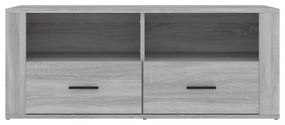 szürke sonoma színű szerelt fa TV-szekrény 100 x 35 x 40 cm